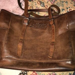 Harley Davidson leather purse